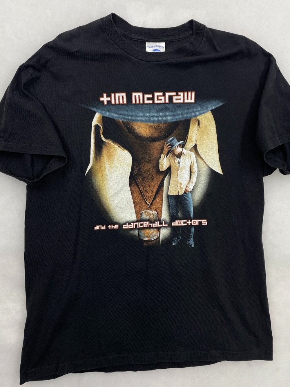 Tim McGraw Dancehall Doctors Tour Concert Graphic Black T-Shirt Men's L